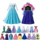 thumbnail image 2 of Vestido de princesa Elsa para niña, ropa de fiesta de cumpleaños, Carnaval, Anna, Blancanieves, Rapunzel, sirena, disfraz de Aurora, 2 of 5