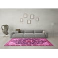 thumbnail image 3 of Ahgly Company Indoor Rectangle Medallion Pink Traditional Area Rugs, 8' x 12', 3 of 4