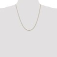 thumbnail image 2 of 10k Yellow Gold 1.3mm Box Chain Necklace Pendant Charm, 2 of 9