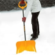TrueTemper 19 Poly Combo Snow Shovel with Steel VersaGrip Handle