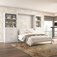 thumbnail image 7 of Bestar Pur Murphy Wall Bed with Two 3-Drawer Attached Storage Units, 7 of 7