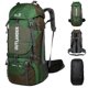 thumbnail image 1 of M Buder Mochila de Senderismo 60L Impermeable Ligera para Camping Viaje Hombres Mujeres Compartimento Zapatos Funda Lluvia Verde (75 cm / 29.5 in), 1 of 8