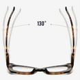 thumbnail image 3 of Women Thick Photochromic Brown Reading Glasses Men Oversized Square Presbyopia Glasses UV Tortoiseshell Readers Eyeglasses Freame, 3 of 7