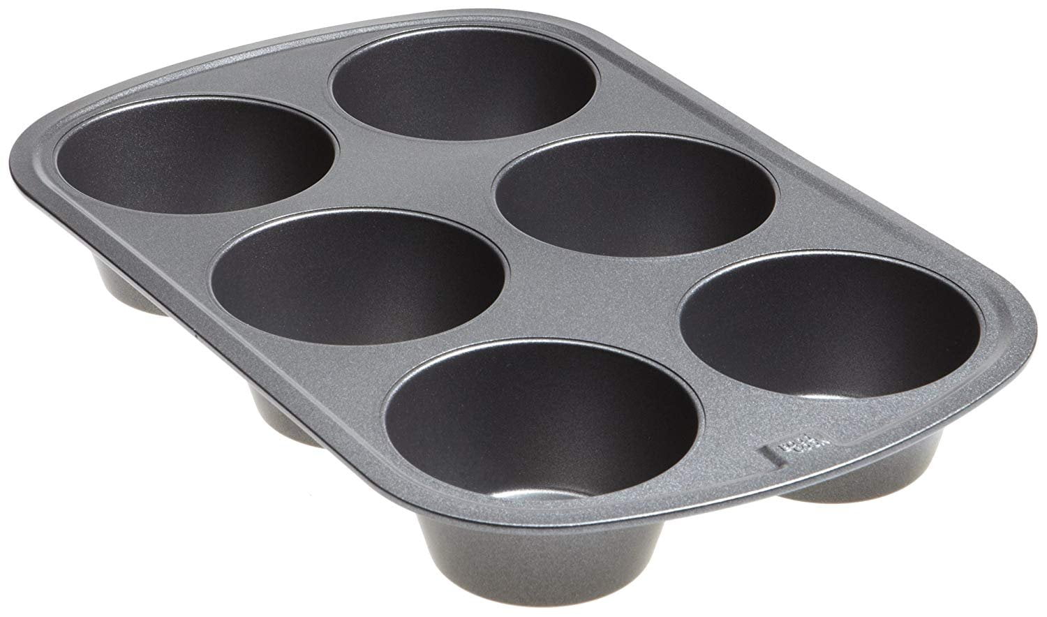 Good Cook 04033 NonStick Texas Muffin Pan, Steel, 31/2 in Dia x 161/