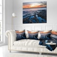 thumbnail image 2 of Designart Beautiful Blue Waters in Australia Beach - Seashore Throw Pillow - 16x16, 2 of 4