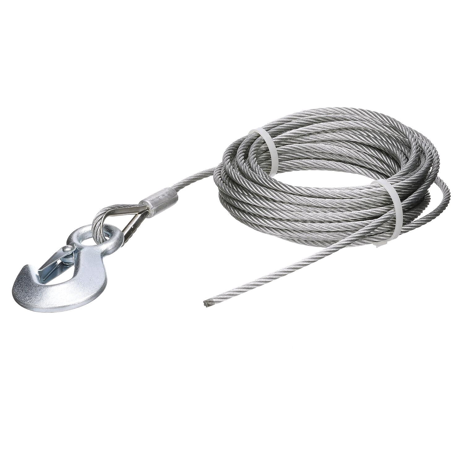 Seachoice Galvanized Aircraft Cable Resists Corrosion Winch Cable, 2.5 lb