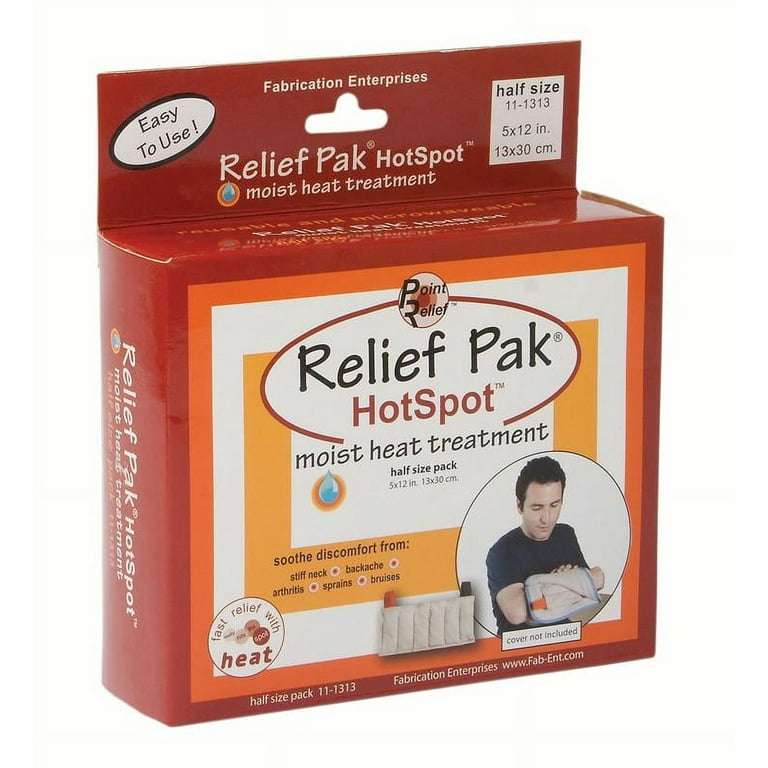 Relief Pak HotSpot Moist Heat Pack - half size - 5 Relief Pak HotSpot Moist Heat Pack - half size - 5