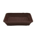 thumbnail image 2 of Joernso Storage Basket Versatile Tasteless Eco-friendly Rattan Rectangular Picnic Basket for Supermarket, 2 of 8