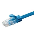 thumbnail image 4 of Monoprice Cat6 Ethernet Patch Cable - 25 feet - Blue | Snagless, RJ45, 550Mhz, UTP, CMP, Plenum, Pure Bare Copper Wire, 23AWG - Entegrade Series, 4 of 5