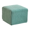 thumbnail image 1 of Funda Cuadrada para , Reposapiés, Taburete de Almacenamiento Ligero Y Suave, Taburete de Moda, Funda Protectora para para El Hogar. Verde, 1 of 8