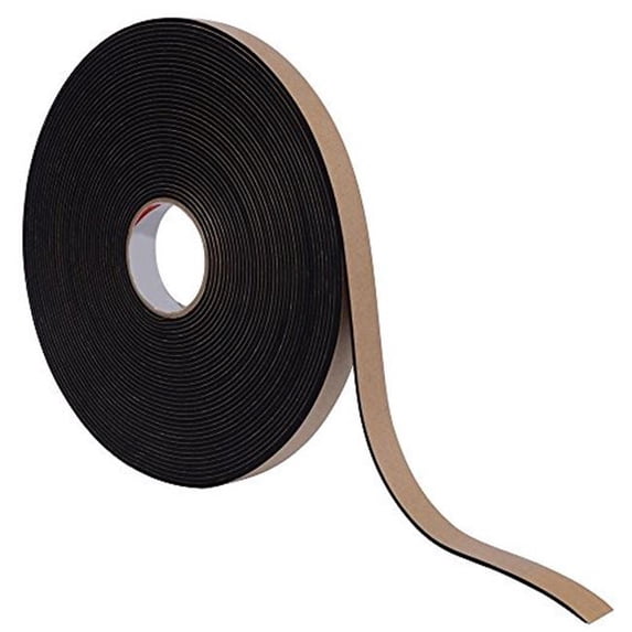 Pres-On P8125ULRL01.50XOH P8100UL Series Neoprene Foam Tape Roll, 0.25 in. Thickness x 1.5 in. x Wide x 50 ft. - 12 Rolls per Case