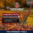 24-Tine Heavy Duty Thatching Garden Rake for Leaves and Yard Debris ...
