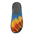 thumbnail image 3 of IAUYY Memory Foam House Slippers Suitable for Both Men and Women. Comfortable, Anti-Slip Plush Flat-Bottomed Slippers The Best Holiday Gift Sunflower Petals, 3 of 9