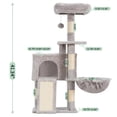 thumbnail image 4 of Árbol para Gatos Gitelsnour GCT005SW 41.3" para Gatitos de Interior, 4 of 9