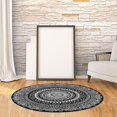 thumbnail image 4 of 120 cm round rug., 4 of 4