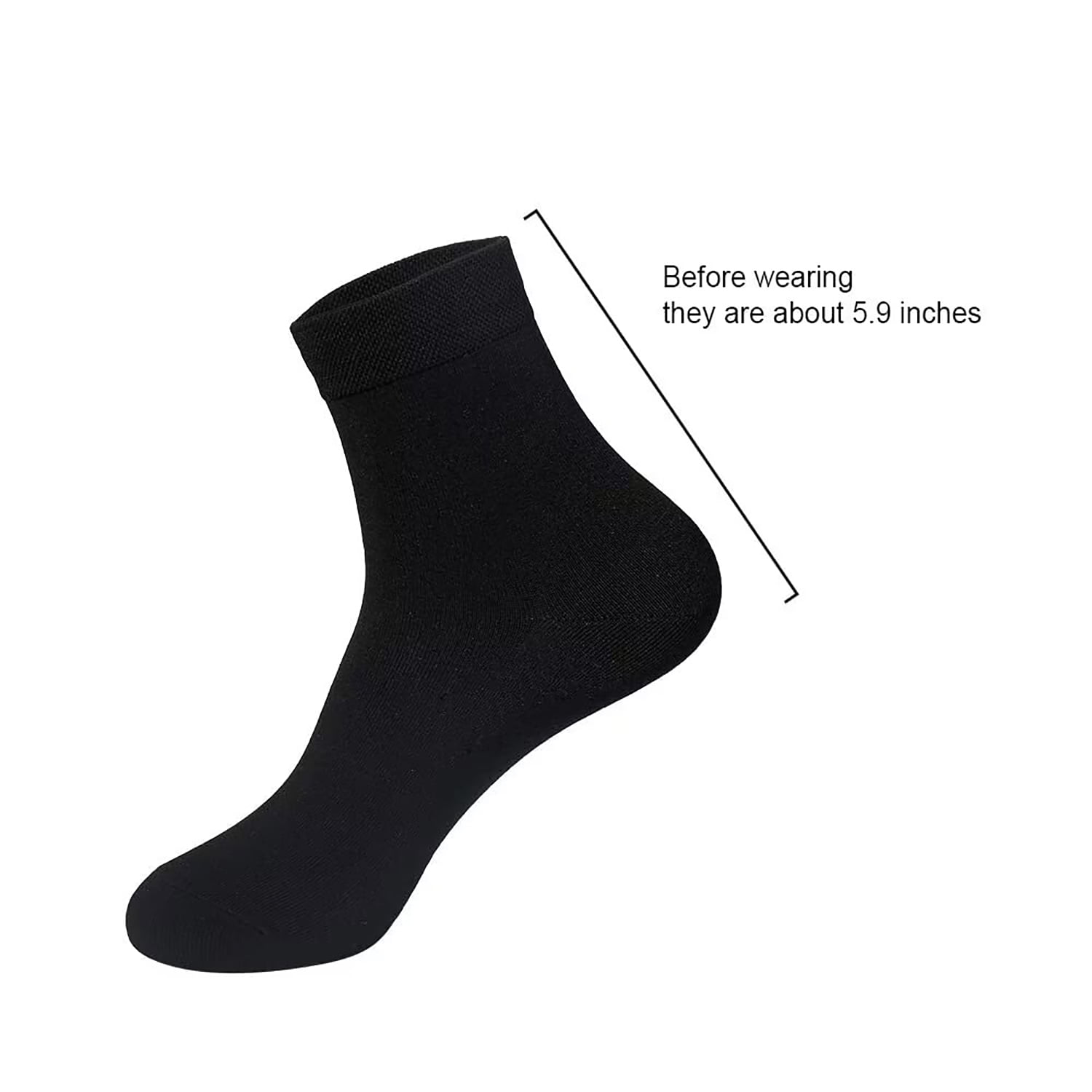 Bamboo Low Quarter Thin Ankle Sock for Men and Women Anti Odor Natural Breathable Comfortable Socks 6 Pairs