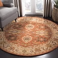 thumbnail image 2 of Safavieh Heritage Tapis Traditionnel Rouille - Rond 6 Pieds, 2 of 4