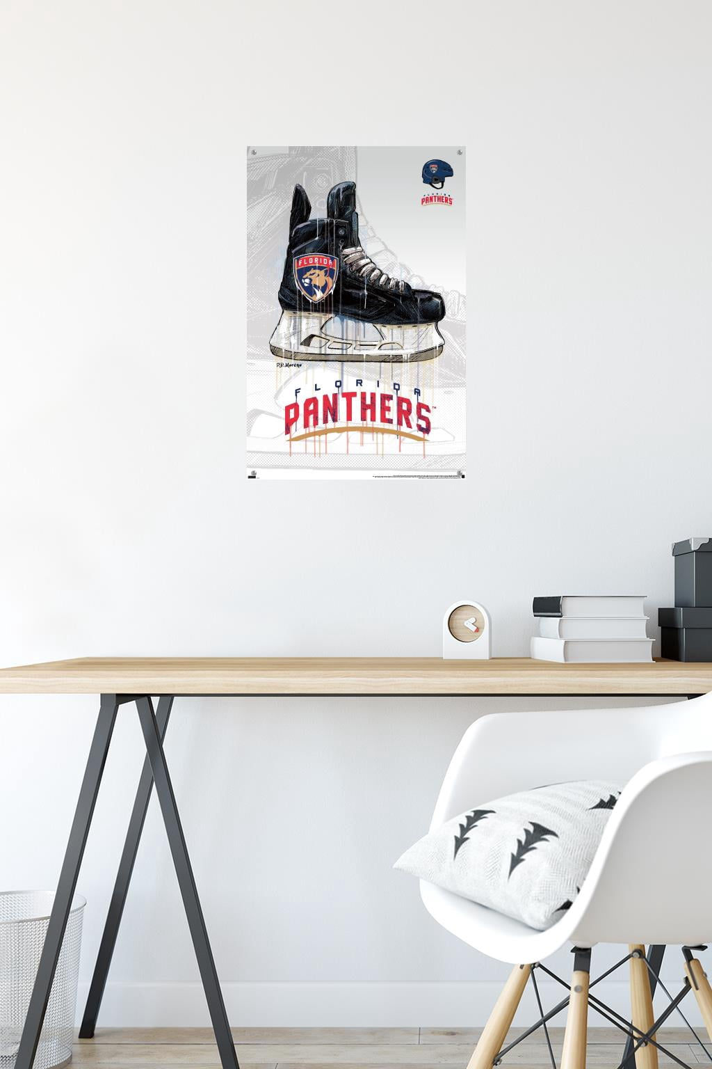 NHL Florida Panthers - Drip Skate 21 Wall Poster with Pushpins, 14.725" x 22.375"
