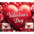 thumbnail image 4 of Valentine's Day Backdrop Romantic Roses Happy Valentine's Party Banner Love Decorations Photography Props Event Background, 4 of 4