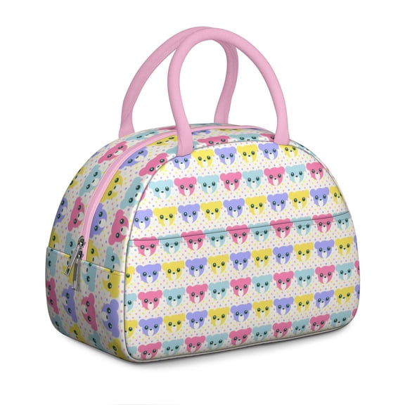 Reusable Bear Lnsulated Lunch Bag for Women & Men - Leakproof Water-Resistant Cooler Tote, Large Capacity for Work,Travel,Picnic,Beach & Office.