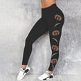 thumbnail image 5 of Shadoumai Women's Football Print Elastic Fitted Tights For Outerwear Leggings Comfortable Stretch High Waist Workout Yoga Pants, 5 of 6