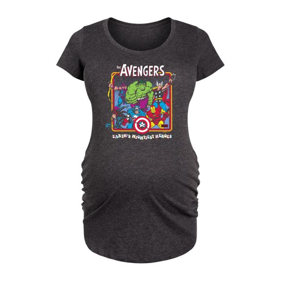 Avengers - Story Book - Women's Maternity Scoop Neck Graphic T-Shirt
