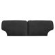 thumbnail image 1 of Cateissary Funda de respaldo de sofá suave y cómoda de 2 piezas, funda de cojín para respaldo de sofá para todas las estaciones Decoración del hogar negro, 1 of 6
