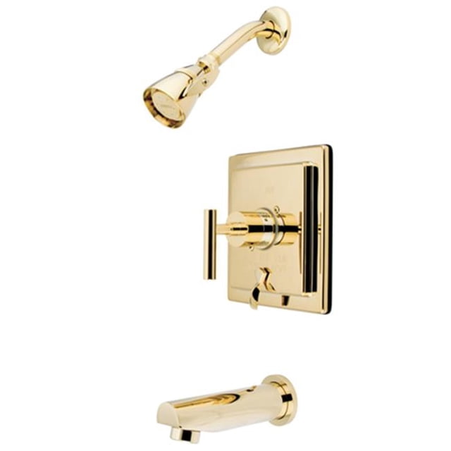 Kingston Brass KB86520CML Robinet de Baignoire et Douche à Poignée Unique