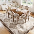 thumbnail image 5 of EnHomee Area Rugs for Living Room 5x7 Area Rugs Machine Washable Area Rugs Vintage Boho Indoor Area Rugs for Bedroom,Khaki, 5 of 10