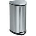 thumbnail image 2 of Safco Stainless Step-On 10 Gallon Receptacle in Stainless Steel, 2 of 4