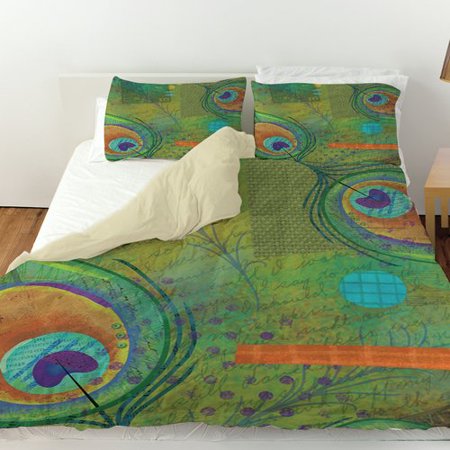 Manual Woodworkers & Weavers Peacock Pattern 2 Duvet Cover
