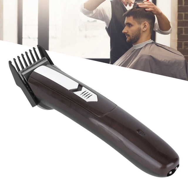Caballeros de Cabello, Cómodas Cortaínas Profesionales de Cabello Bajo Ruido Eléctrico Con Cepillo de Limpieza Para El Hogar O El Salón de Peluquería Profesional