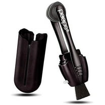 CarbonKlean Peeps Eyeglass Lens Cleaner - Efficient and Durable Carbon Microfiber Technology - Exclusively Used by NASA - 500 Uses, Soft Touch Black (2 Pack)