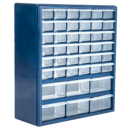 

Stalwart Plastic Storage Drawers with 42 Compartments Blue