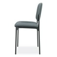 thumbnail image 4 of basyx VL606 Series Stacking Armless Guest Chair, Charcoal Fabric, 4 of 5