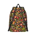 thumbnail image 3 of Daiia Paisley7 Vintage Canvas Backpack for Men and Women ,Hiking Backpack,Travel Laptop Bag for School,Large Capacity Backpack-, 3 of 8