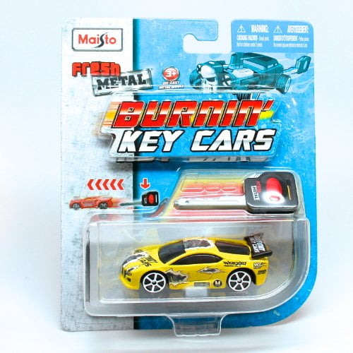 Maisto Burnin Key Cars Fresh Metal Car with Classic Key Launcher Assortment One Vehicle Randomly Selected Walmart
