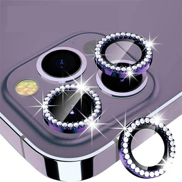 Protector De Lente De Cámara iPhone 14 13 , 11 Diamante Película Individual 12/12 mini Pro Max Bling
