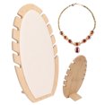 thumbnail image 1 of Chain Display Holder, Detachable Necklace Display Stand Freestanding Wooden  for Jewelry for Home Use, 1 of 8