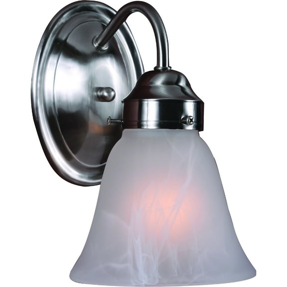 Volume Lighting V1571 Marti 1 Light Bathroom Sconce - Nickel