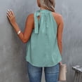 thumbnail image 4 of SMihono Hauts pour Femmes Débardeur pour Femmes Été Femme Dos Nu Col Rond Sans Manches T-Shirt à Imprimé Léopard Hauts Débardeurs pour Femmes Hauts d'Été pour Femmes, 4 of 6