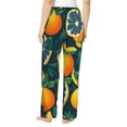 thumbnail image 3 of Fotbe Fresh Orange Women's Pajama Pants,Sleepwear Pants,Pj Bottoms Drawstring And Pockets-XX-Large, 3 of 9