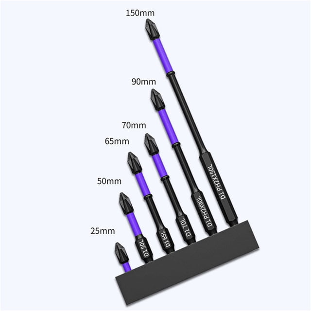 Slip And Shock-Proof Bits With Screwdriver Bits Screwdriver Head Magnetic Electric Drill