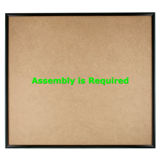 Quadro Frames 17x17 inch Picture Frame, Black, Style P3753/8 inch Wide