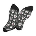thumbnail image 5 of Vsdgher Husky Unisex Crew Socks Lightweight Breathable Ventilation Ankle Socks, Mid-calf socks for Daily, 5 of 7