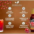 thumbnail image 3 of Syruvia Pomegranate Syrup Pure Cane Coffee Flavoring Syrup, 25.4 fl Oz With Pump, 3 of 6