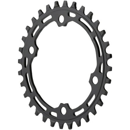 Shimano Deore M5100-1 Chainring - 30t, 10/11-Speed, Asymmetric 96 BCD, Black