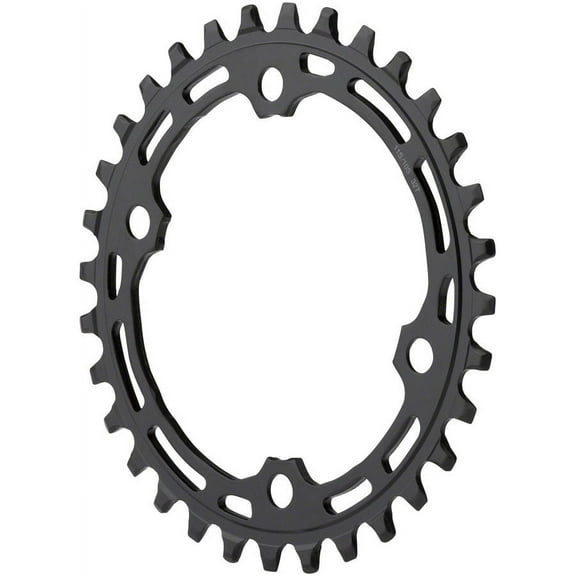 Shimano Deore M5100-1 Chainring - 30t, 10/11-Speed, Asymmetric 96 BCD, Black