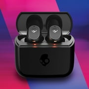 Skullcandy Mod TWS Bluetooth In-Ear Earbuds with Mic and Charging Case, Clear Voice, up to 34 Hours Play Time, IP55 Sweat/Water-Resistant , True Black