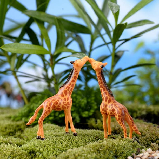 Figuras en miniatura de animales de resina, conejos y patos, minifiguras artesanales, macetas, adornos para jardín, suministros para jardines de hadas en miniatura